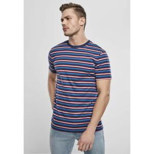 Fast Stripe Pocket T-Shirt Dark Blue/Urban Red