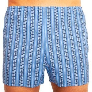 Classic men's shorts Foltine blue hexagon