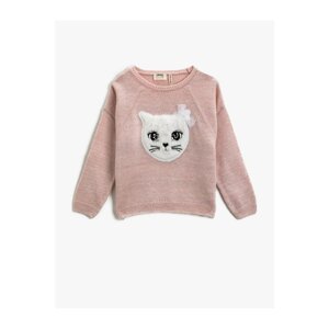 2kkg97356ht Koton Girls' Sweater Pink