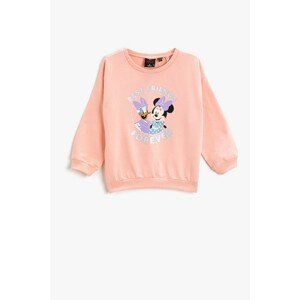 Koton Minnie Mouse Printed Sweatshirt Licensed Cotton