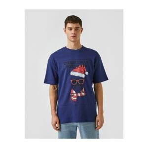 Koton Christmas Printed T-Shirt