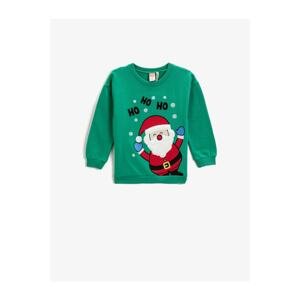 Koton Santa Claus Printed Cotton Sweatshirt