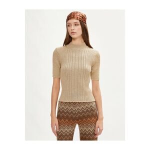 Koton Half Sleeve Turtleneck Knitwear Sweater