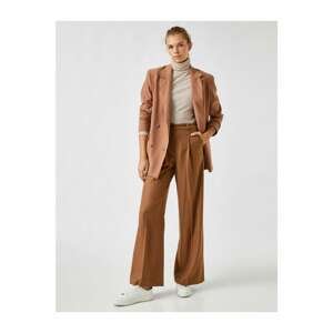 Koton Wide Leg Pleated Trousers