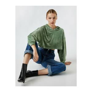 Koton Sweatshirt - Green - Regular fit