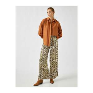 Koton Pants - Multi-color - Wide leg