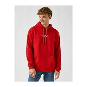 Koton Sweatshirt - Red - Relaxed fit