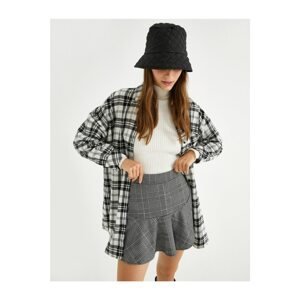 Koton Checkered Ruffle Skirt