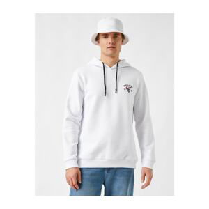 Koton Minimal Printed Hoodie Sweatshirt