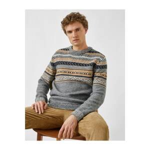 Koton Wool Jacquard Sweater