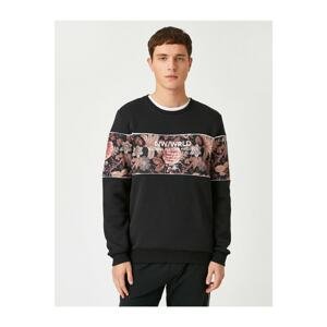 Koton Rose Printed Sweatshirt