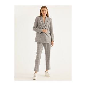 Koton Checked Fabric Trousers