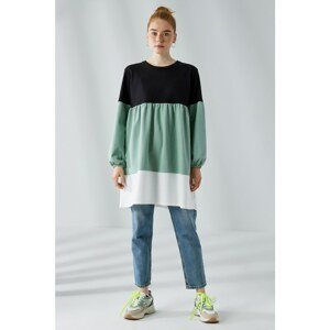 Koton Color Block Sweatshirt Cotton