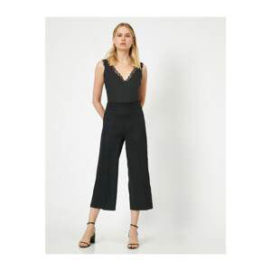 Koton High Waist Wide Leg Trousers