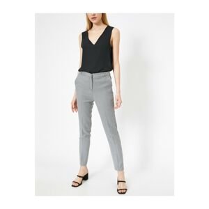 Koton Buttoned Woven Trousers