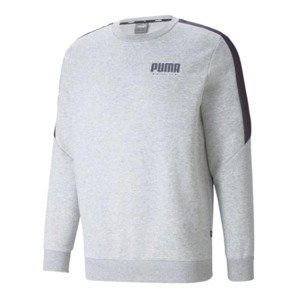 Puma Sweatshirt CYBER Crew Light Gray Heather - Men