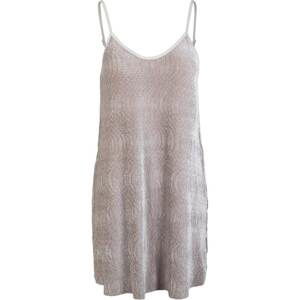 Ladies Velvet Slip Dress beige