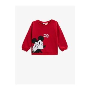 Koton Mickey Mouse Printed Sweatshirt Licensed