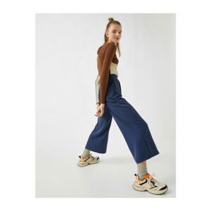 Koton High Waisted Wide Leg Trousers