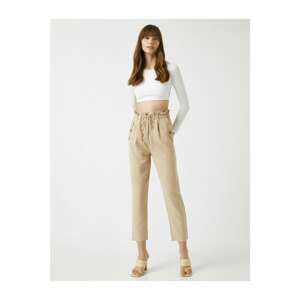 Koton Carrot Trousers Tied Waist