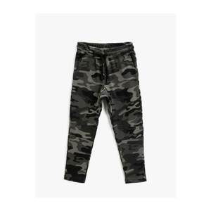 Koton Camouflage Patterned Sweatpants Cotton