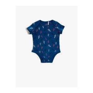 Koton Baby Bodysuit - Navy blue - Regular