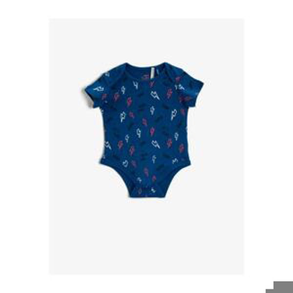 Koton Baby Bodysuit - Navy blue - Regular