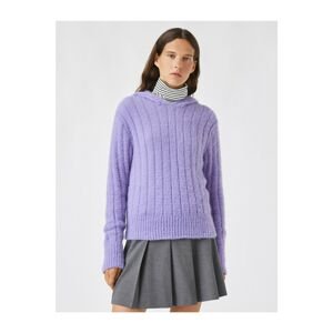 Koton Sweater - Purple - Relaxed fit