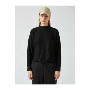 Koton Crew Neck Long Sleeve Knitted Sweater