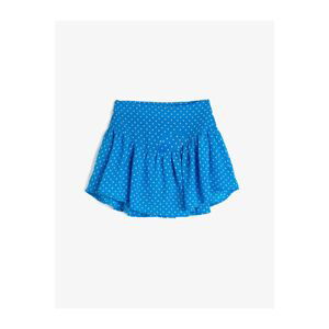 Koton Blue Patterned Girl's Shorts & Bermuda