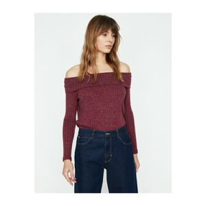 Koton Women's Purple Sweater