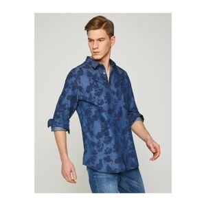 Koton Shirt - Navy blue - Regular
