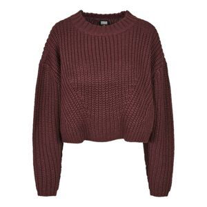 Women's wide oversize cherry sweater