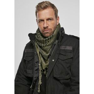 Shemag olive/black scarf