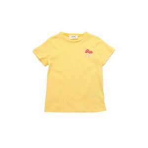 Trendyol Yellow Printed Boy Knitted T-Shirt