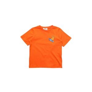 Trendyol Orange Printed Boy Knitted T-Shirt