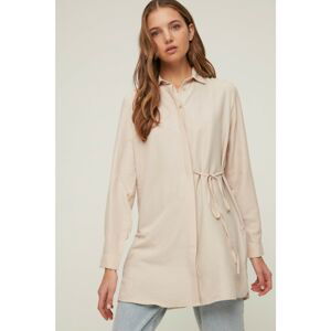 Trendyol Shirt - Beige - Regular fit