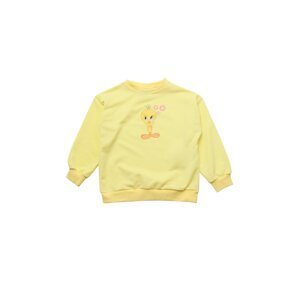 Trendyol Yellow Looney Tones Licensed Girl Knitted Thin Sweatshirt