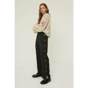 Trendyol Black Button Detailed Trousers