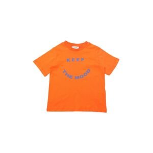 Trendyol Orange Printed Boy Knitted T-Shirt