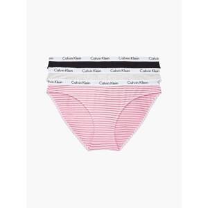 3PACK women's panties Calvin Klein multicolor (QD3588E-W5A)