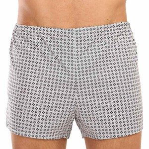 Classic men's shorts Foltýn black beige pattern