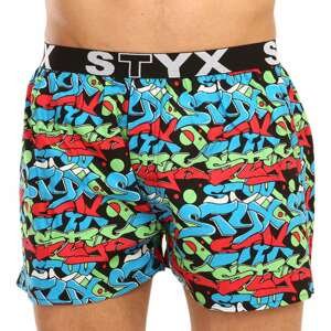 Men's shorts Styx art sports rubber graffiti (B1255)