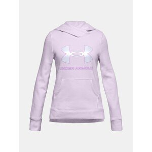 Under Armour Sweatshirt Rival Fleece Logo Hoodie-PPL - Girls