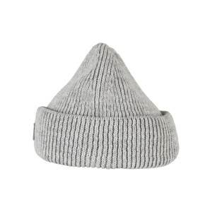 Knitted woolen hat - gray