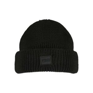 Knitted wool hat black