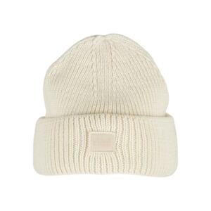 Knitted wool hat - cream