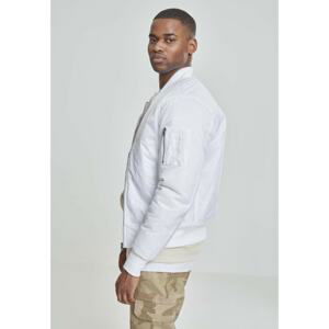 Basic Bomber Jacket white