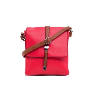 Women's red bag with adjustable strap