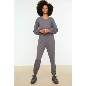 Trendyol Anthracite Loose Jogger Slim Knitted Sweatpants